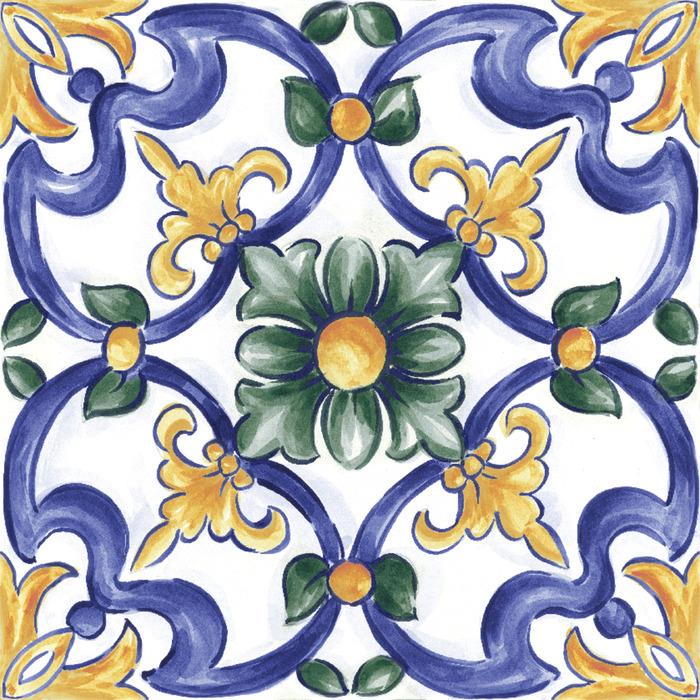 8x8 Amora Maiolica 3 porcelain tile